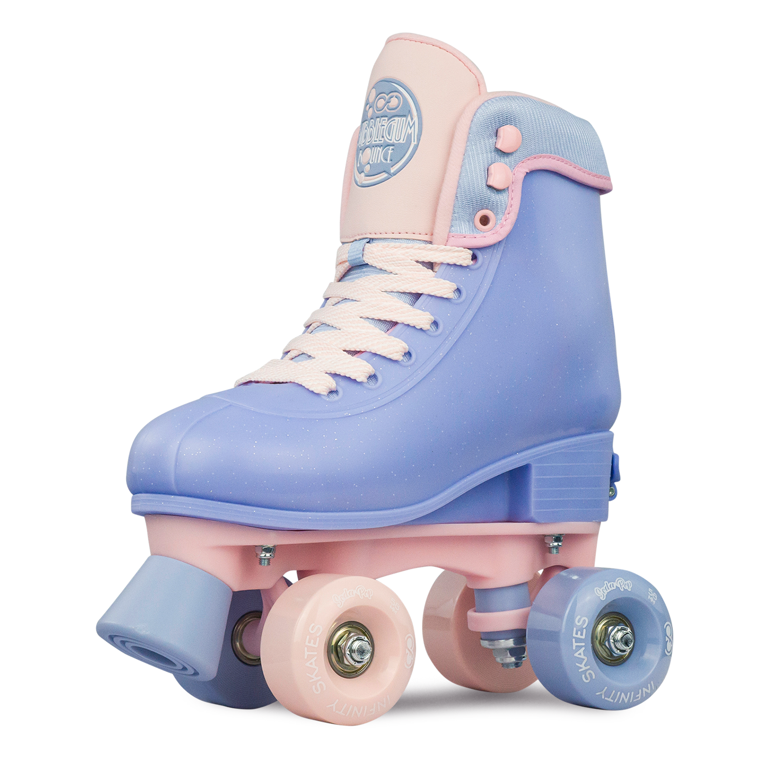 Size Adjustable Quad Skates That Fit 4 Shoe Crazy Skates Glitter POP Adjustable Roller Skates for Girls and Boys 